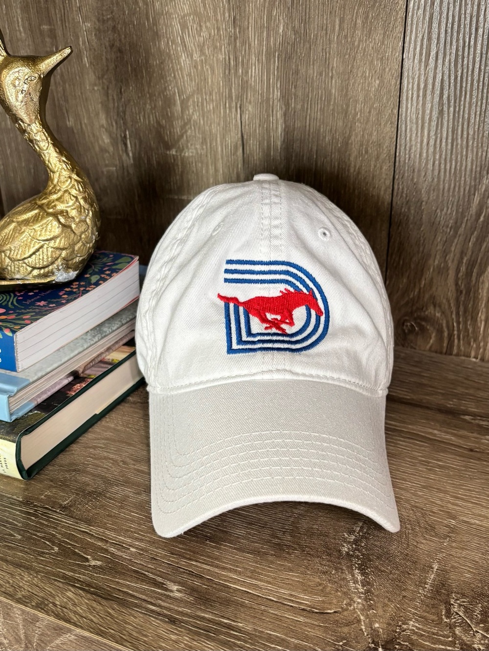 SMU Legacy Official Triple D Mustang Logo Adjustable Baseball Cap